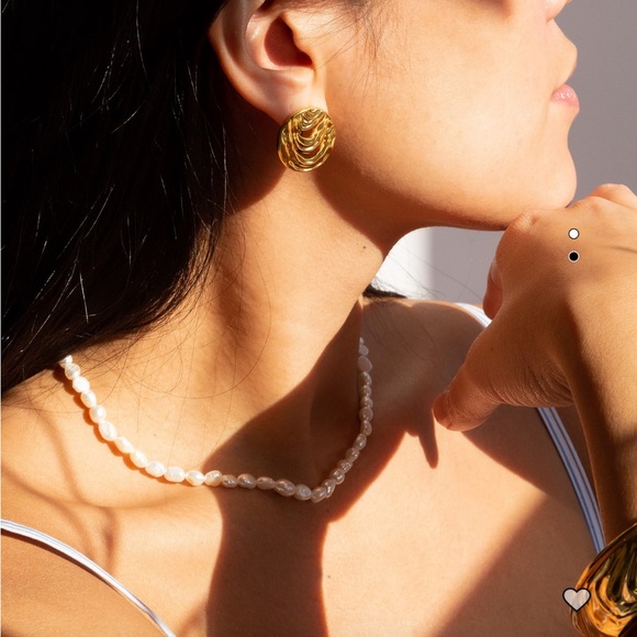 J CREW 18” Freshwater Pearl Necklace Natural Pearls Preppy & Classic - Picture 3 of 5